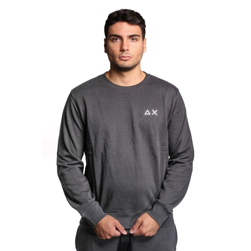 felpa sun68 UOMO 11 NERA - F45103 vista frontale