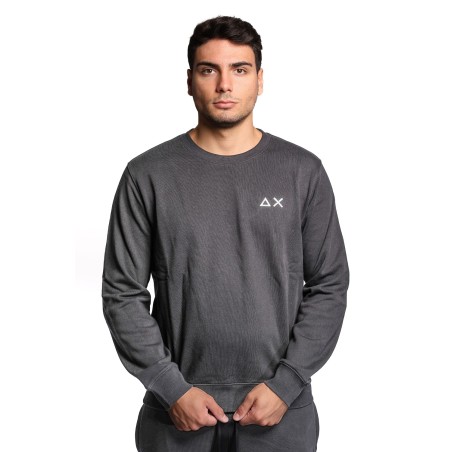 felpa sun68 UOMO 11 NERA - F45103 vista frontale