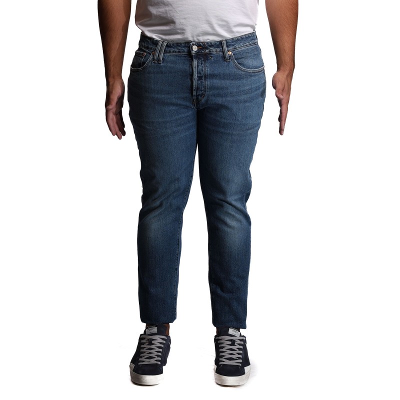 jeans cycle UOMO 07 NAVY BLUE - 451P509 vista frontale