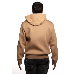 felpa a giubbino peuterey UOMO CUOIO CHIARO 995 - KAPOOR BMAT 01 - PEU5591 vista posteriore
