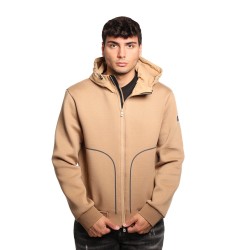 felpa a giubbino peuterey UOMO CUOIO CHIARO 995 - KAPOOR BMAT 01 - PEU5591 vista frontale