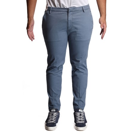 pantalone entre amis UOMO CERULEO 4168 POLVERE BLUE - A268188/2549 vista frontale