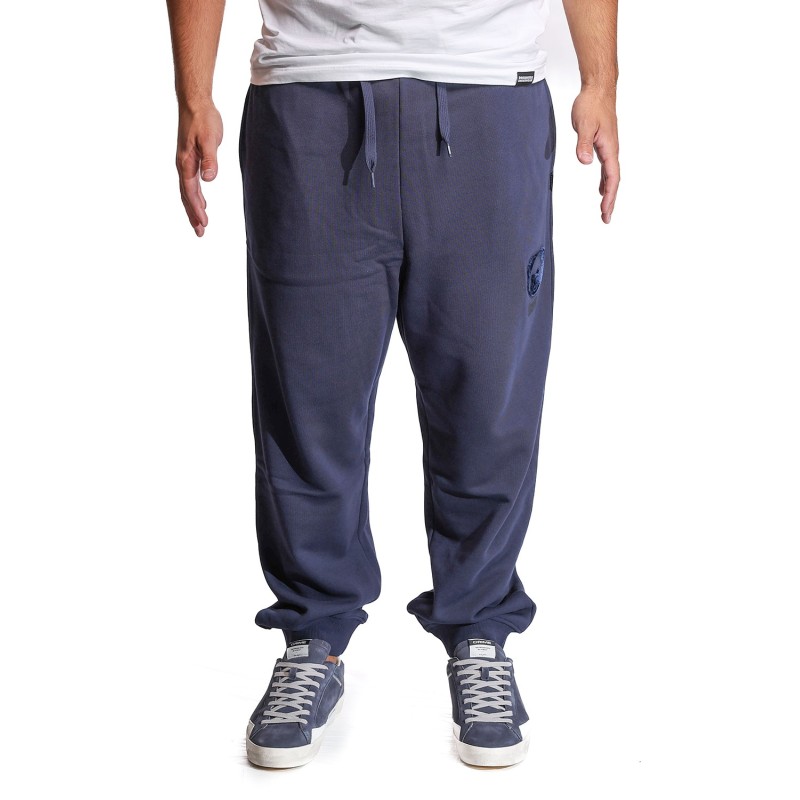 pantalone tuta moschino UOMO BLU 0290 - V1A6808 - 4418 vista frontale