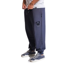pantalone tuta moschino UOMO BLU 0290 - V1A6808 - 4418 vista laterale