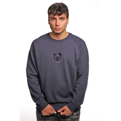 felpa moschino UOMO BLU 0290 - V1A1707 - 4418 vista frontale