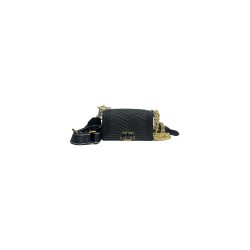 borsa marc ellis DONNA BLACK E LIGHT GOLD - FLAT WAVE XS_25 vista frontale