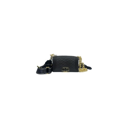 borsa marc ellis DONNA BLACK E LIGHT GOLD - FLAT WAVE XS_25 vista frontale