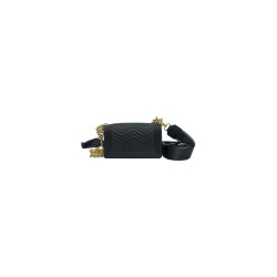 borsa marc ellis DONNA BLACK E LIGHT GOLD - FLAT WAVE XS_25 vista posteriore
