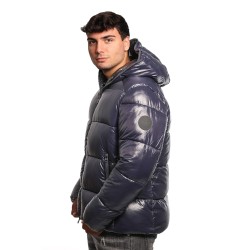 giubbino save the duck UOMO BLU 90010 - D31280M - LOVE21 EDGARD vista laterale