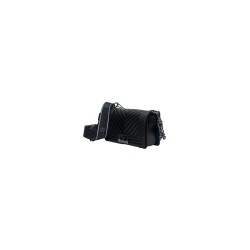 borsa marc ellis DONNA BLACK E CDF - FLAT S_25 vista laterale