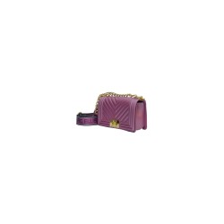 borsa marc ellis DONNA PORPORA E ORO RED VIOLET/LIGHT GOLD - FLAT S_25 vista laterale