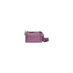 borsa marc ellis DONNA PORPORA E ORO RED VIOLET/LIGHT GOLD - FLAT S_25 vista posteriore