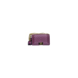 borsa marc ellis DONNA PORPORA SCURO E ORO PURPLE/LIGHT GOLD - FLAT S_25 vista frontale