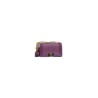 borsa marc ellis DONNA PORPORA SCURO E ORO PURPLE/LIGHT GOLD - FLAT S_25 vista frontale