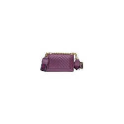 borsa marc ellis DONNA PORPORA SCURO E ORO PURPLE/LIGHT GOLD - FLAT S_25 vista posteriore