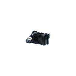 borsa marc ellis DONNA BLACK E BLACK - FLAT S_25 vista laterale