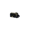borsa marc ellis DONNA BLACK E LIGHT GOLD - FLAT S_25 vista laterale