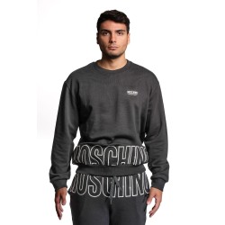 felpa moschino UOMO NERA 1555 - V1A1711 - 4319 vista frontale