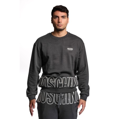felpa moschino UOMO NERA 1555 - V1A1711 - 4319 vista frontale