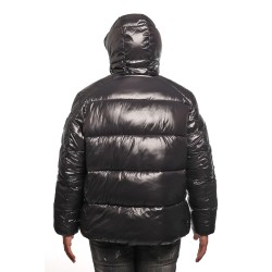 giubbino save the duck UOMO NERO 10000 - D31280M - LOVE21 EDGARD vista posteriore cappuccio