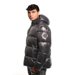 giubbino save the duck UOMO NERO 10000 - D31280M - LOVE21 EDGARD vista laterale