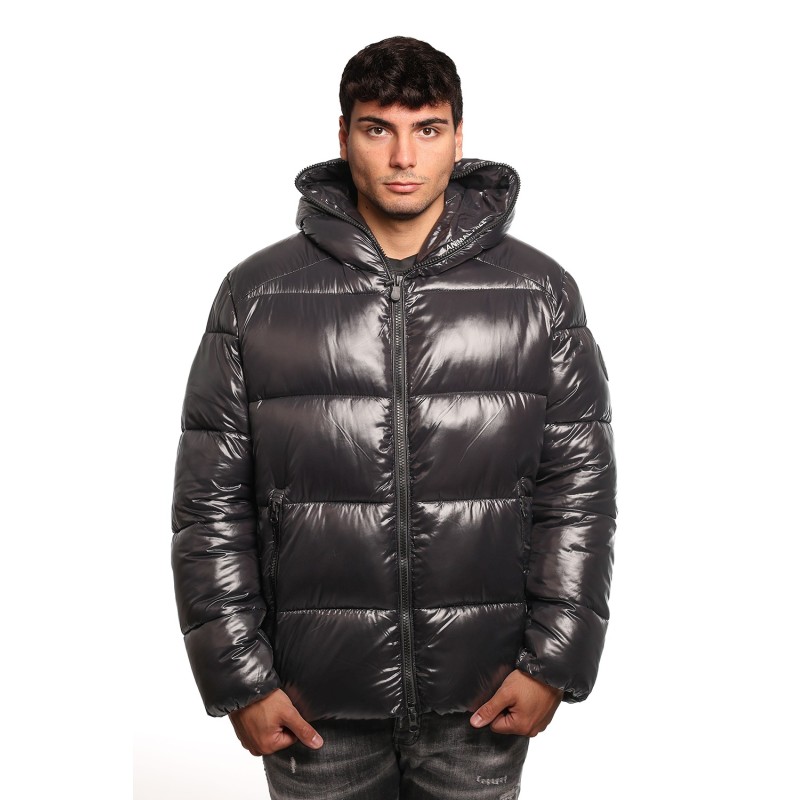 giubbino save the duck UOMO NERO 10000 - D31280M - LOVE21 EDGARD vista frontale