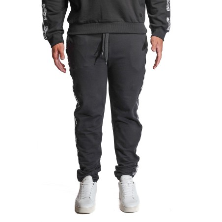 pantalone tuta moschino UOMO NERO 0555 - V1A6891 - 4424 vista frontale