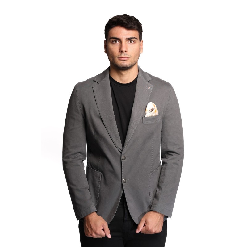giacca bharnaba philosophy UOMO GRIGIA - SAPPORO-R7002 vista frontale