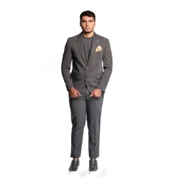 abito bharnaba philosophy UOMO NERO - KOBE-AB7200 vista frontale