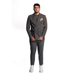 abito bharnaba philosophy UOMO NERO - KOBE-AB7217 vista frontale