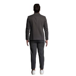 abito bharnaba philosophy UOMO NERO - KOBE-AB7217 vista posteriore