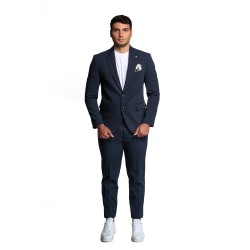 abito bharnaba philosophy UOMO BLU - KOBE-AB7200 vista frontale
