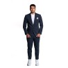 abito bharnaba philosophy UOMO BLU - KOBE-AB7200 vista frontale