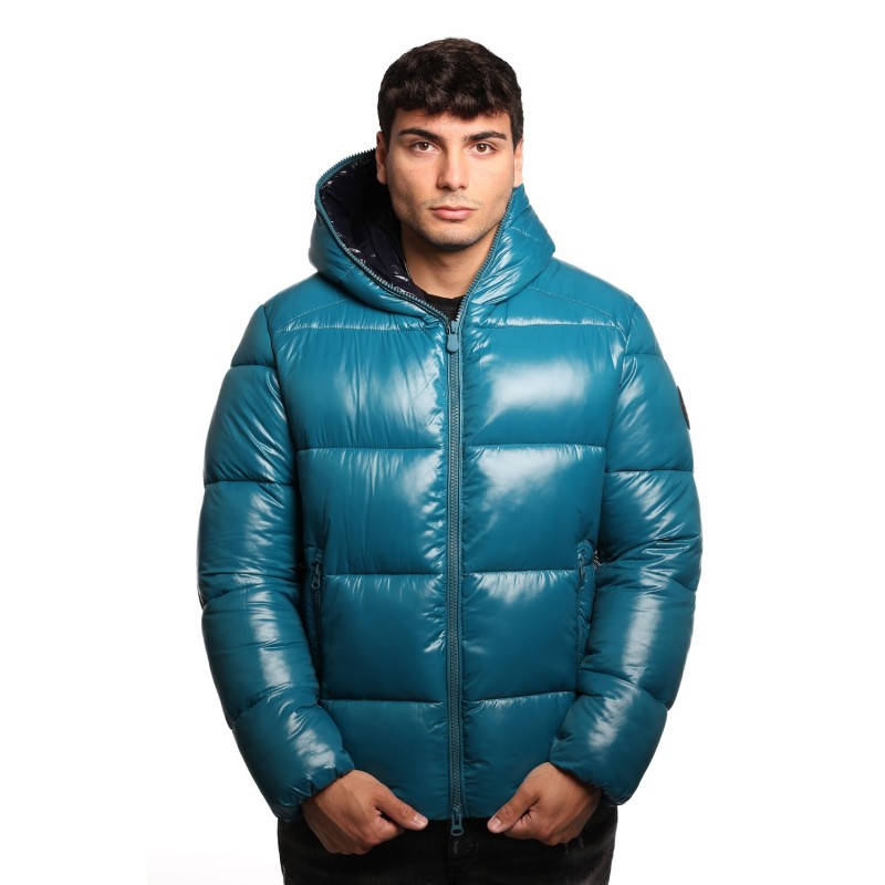giubbino save the duck UOMO TURCHESE 90069 - D31280M - LOVE21 EDGARD vista frontale