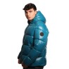 giubbino save the duck UOMO TURCHESE 90069 - D31280M - LOVE21 EDGARD vista laterale