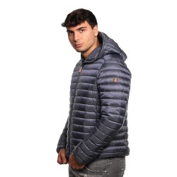 giubbino save the duck UOMO BLU 90000 - D30650M - STOP21 DEVON vista laterale