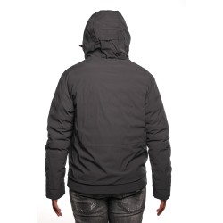 giubbino peuterey UOMO NERO - LOGE SRT 01 - PEU5566 vista posteriore cappuccio