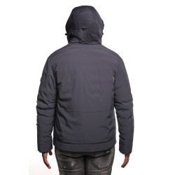 giubbino peuterey UOMO BLU 215 - LOGE SRT 01 - PEU5566 vista posteriore cappuccio