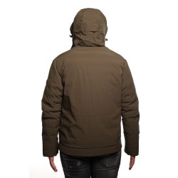 giubbino peuterey UOMO VERDE 689 - LOGE SRT 01 - PEU5566 vista posteriore cappuccio