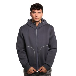 felpa a giubbino peuterey UOMO BLU 215 - KAPOOR BMAT 01 - PEU5591 vista frontale