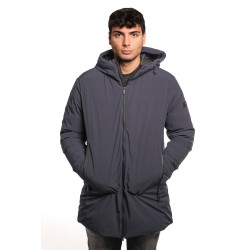 giubbino lungo peuterey UOMO BLU 215 - METIDE SRT 01 - PEU5567 vista frontale