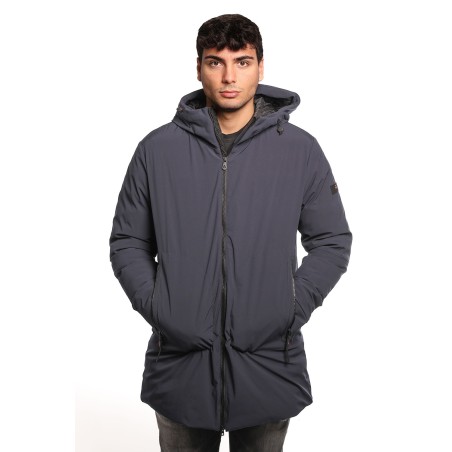 giubbino lungo peuterey UOMO BLU 215 - METIDE SRT 01 - PEU5567 vista frontale