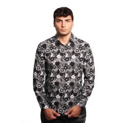 camicia alessandro lamura UOMO GRIGIA VU - SAM3023 vista frontale