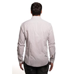 camicia alessandro lamura UOMO BIANCA VU - SAM3006 vista posteriore