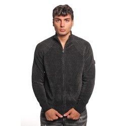cardigan peuterey UOMO NERO - DENIS - PEU5640 vista frontale