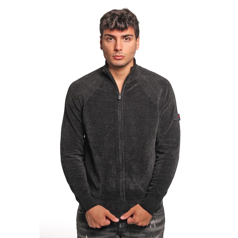 cardigan peuterey UOMO NERO - DENIS - PEU5640 vista frontale