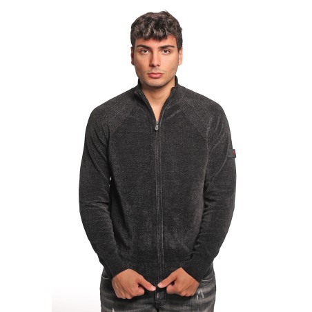 cardigan peuterey UOMO NERO - DENIS - PEU5640 vista frontale