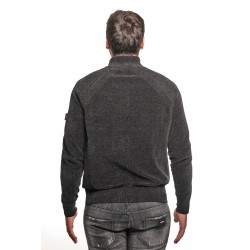 cardigan peuterey UOMO NERO - DENIS - PEU5640 vista posteriore