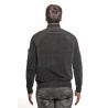 cardigan peuterey UOMO NERO - DENIS - PEU5640 vista posteriore
