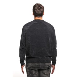 maglione peuterey UOMO BLU 215 - SIRONI 01 - PEU5623 vista posteriore